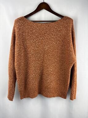 Women’s Treasure & Bond XL Brown Off the Shoulder Sweater